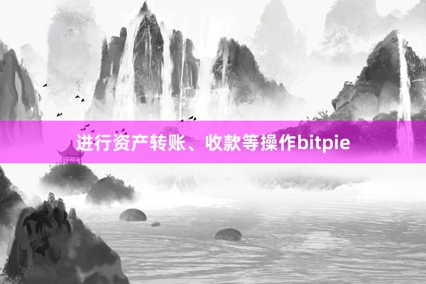 进行资产转账、收款等操作bitpie