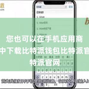 您也可以在手机应用商店中下载比特派钱包比特派官网